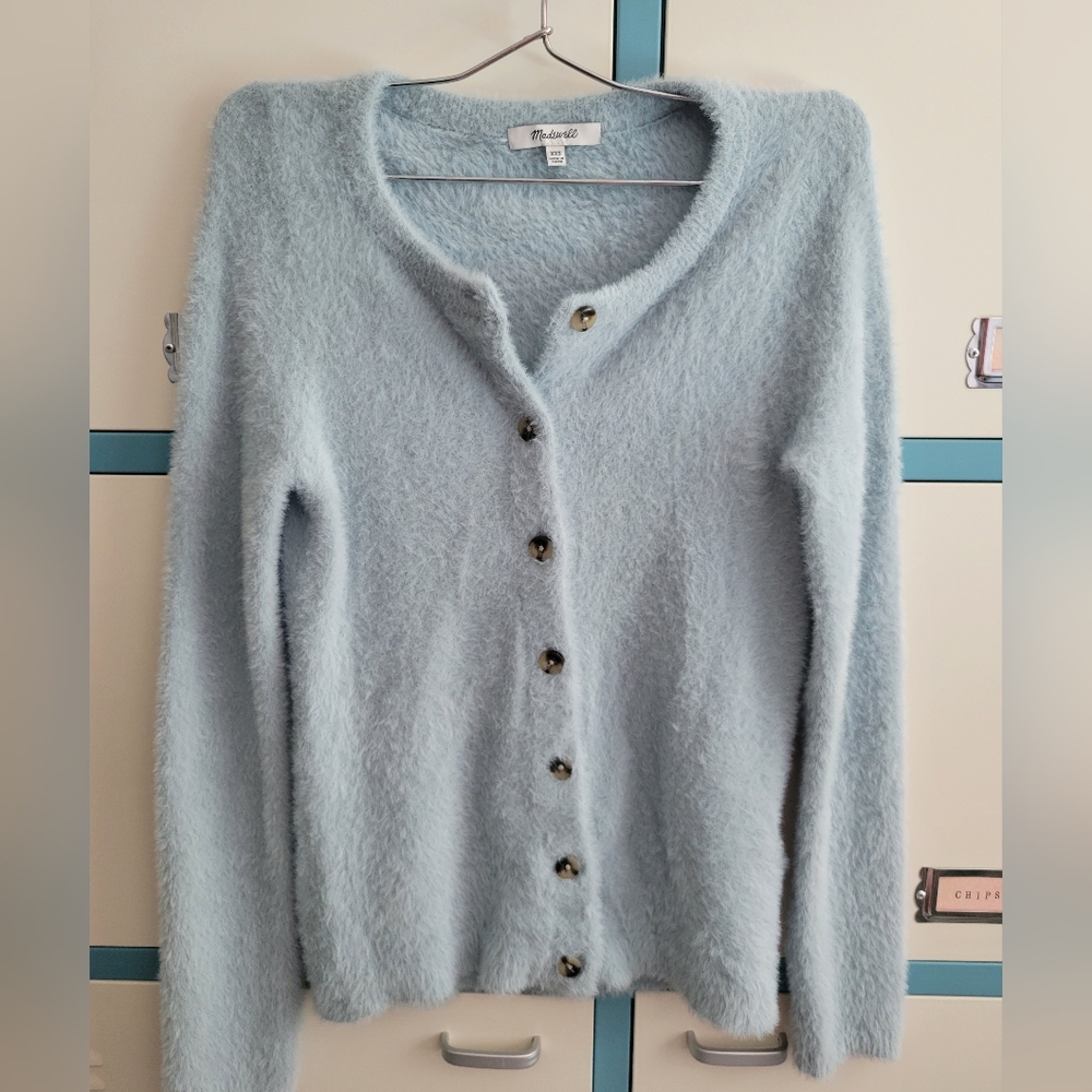 Madewell periwinkle cardigan